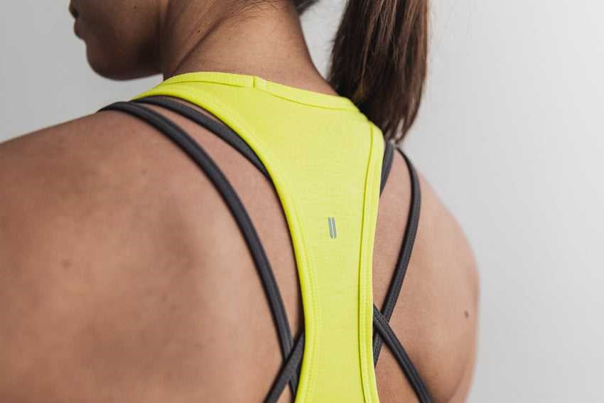 Nobull Racerback Tank (Neon) Tanks & Tees Neon Yellow | 1602-AVTNM