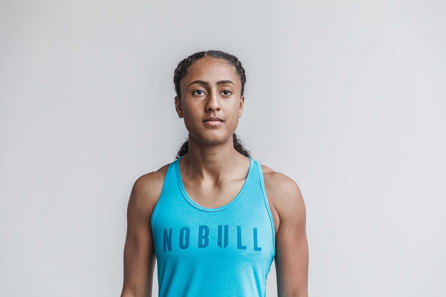 Nobull Racerback Tank (Neon) Tanks & Tees Neon Blue | 3629-PRQEK