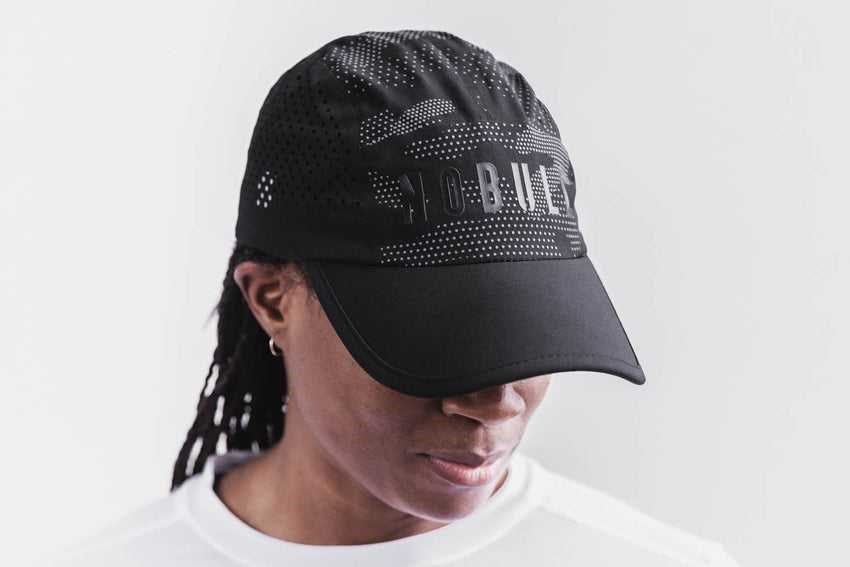 Nobull Reflective Running Hat Hats & Hair Accessories Black | 5014-AXEQL