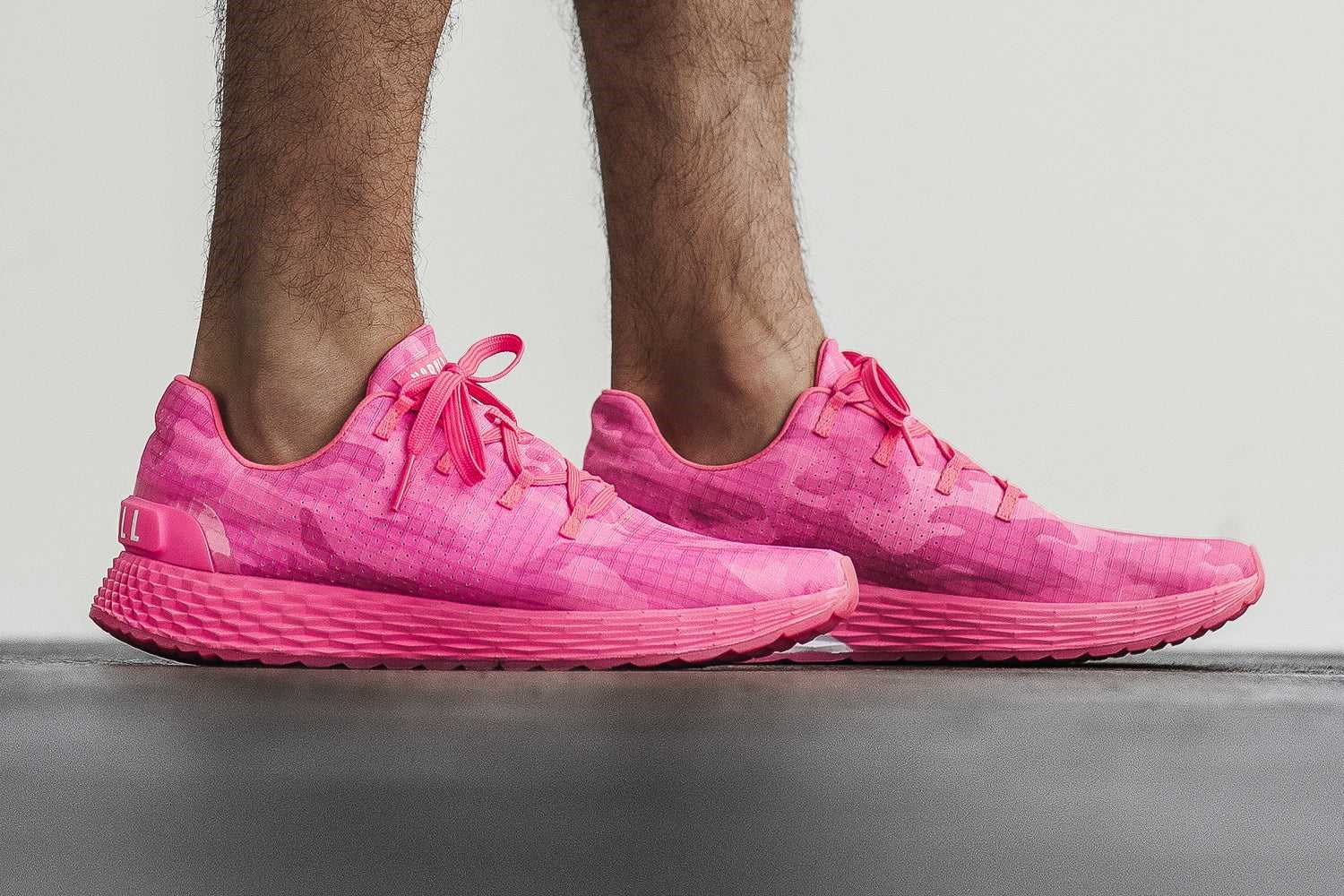 Nobull Ripstop Runner Ripstop Neon Pink Camo | 5720-KVSXC