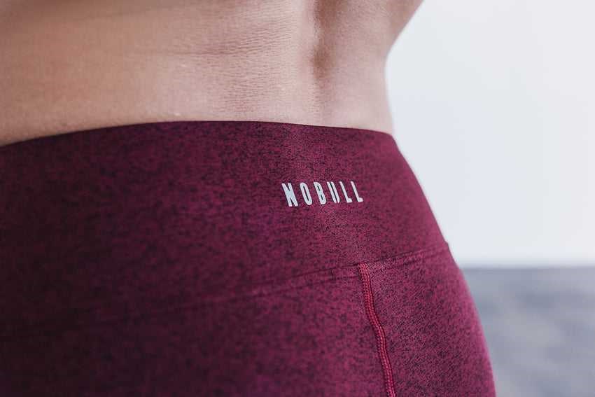 Nobull Short 2'' (Plush Heather) Bottoms Wine Heather | 2358-ODXZC