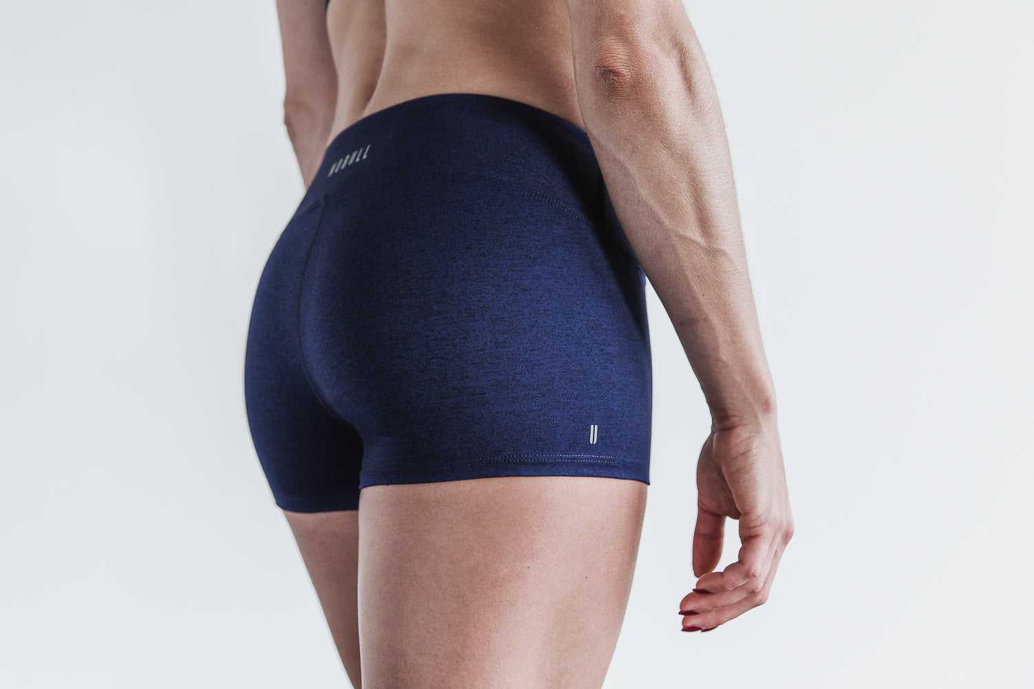 Nobull Short 2\'\' (Plush Heather) Bottoms Deep Navy Heather | 6139-SZGTP