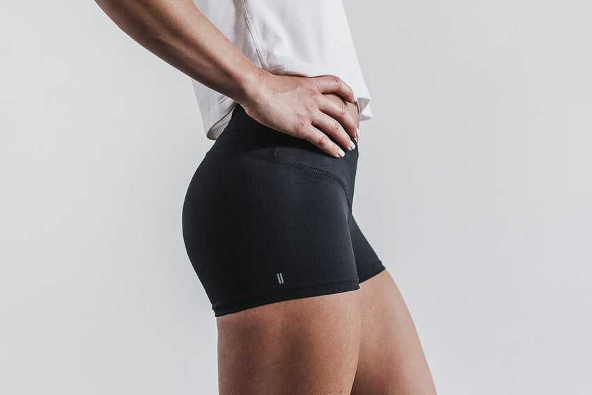 Nobull Short 2 inches Bottoms Black | 1893-FBYXD