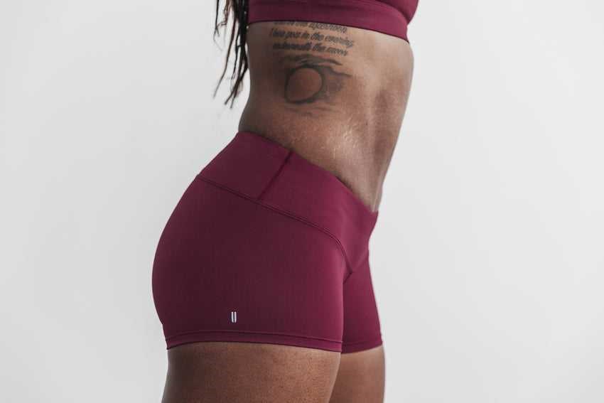 Nobull Short 2 inches Bottoms Cabernet | 3417-FXSAM