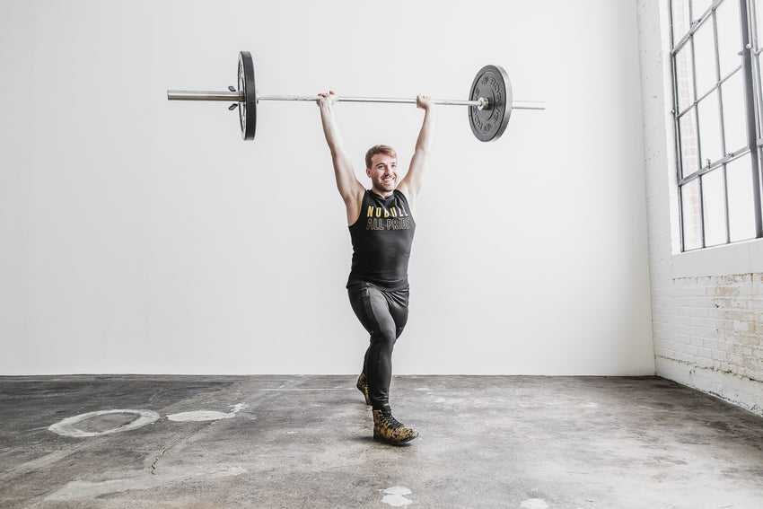 Nobull Sleeveless Crew Sweatshirt (Pride) Outerwear Black / Gold | 2907-ILPZU