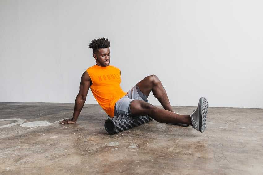 Nobull Sleeveless Tee (Neon) Tanks & Tees Neon Orange | 2156-KLSAZ