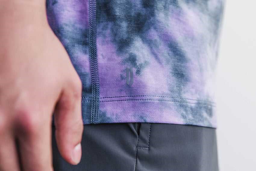 Nobull Sleeveless Tee (Tie-Dye) Tanks & Tees Pink / Slate Tie-Dye | 0784-JNFVT