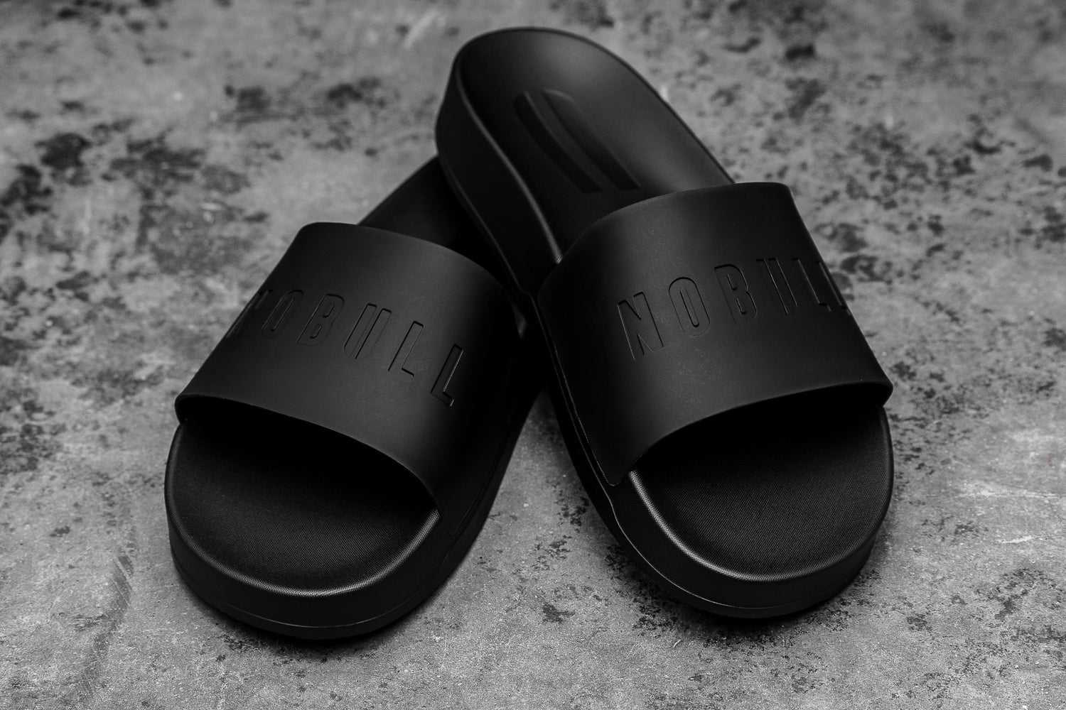 Nobull Slide Slides Black | 7903-SOTKL