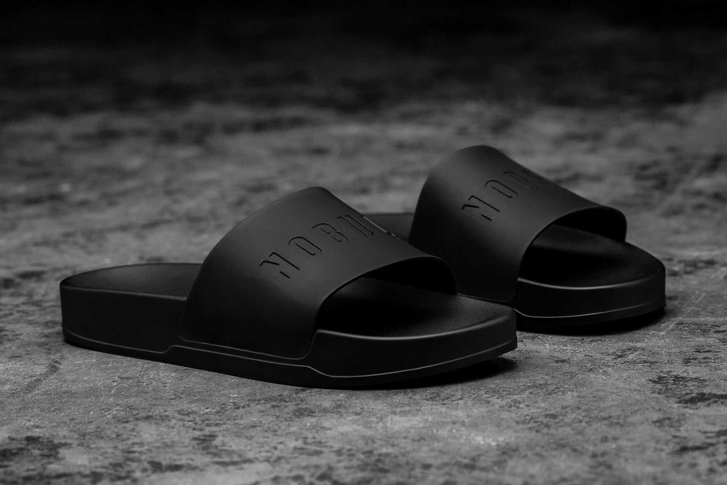 Nobull Slide Slides Black | 7903-SOTKL