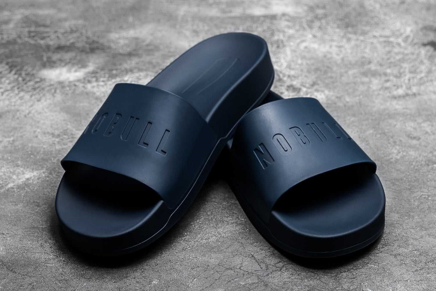 Nobull Slide Slides Navy | 3854-UJTLV