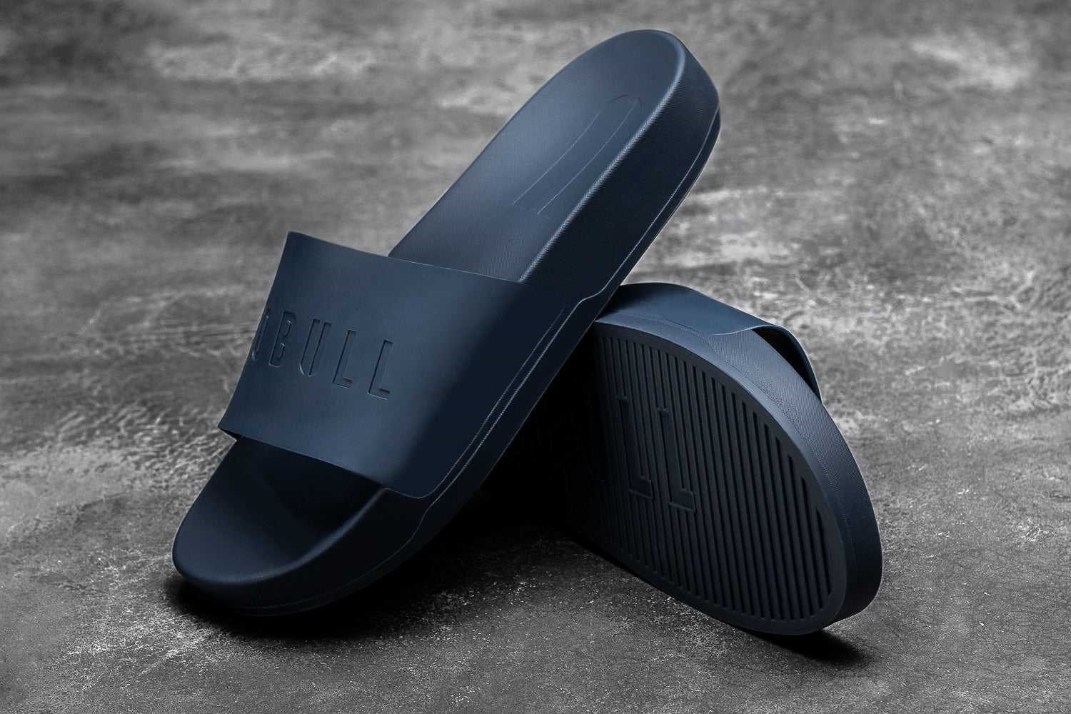 Nobull Slide Slides Navy | 7132-FWQZO