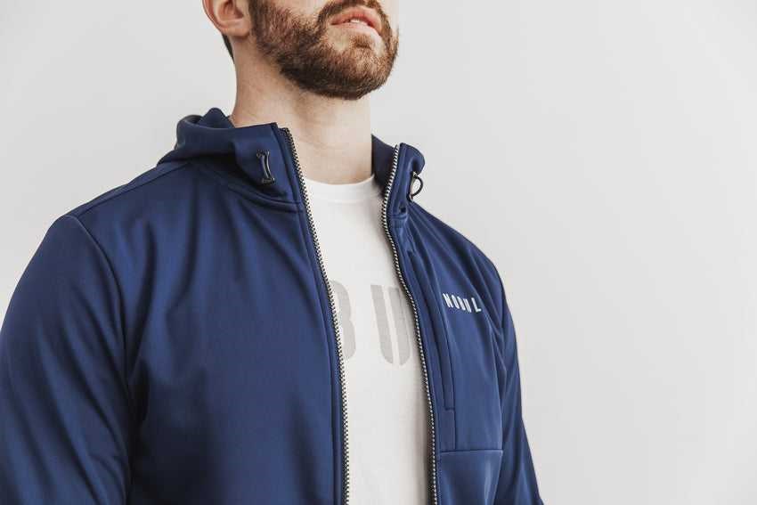 Nobull Softshell Jacket Outerwear Deep Navy | 0965-DEHUS