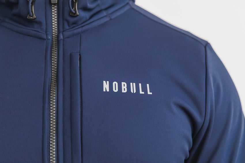 Nobull Softshell Jacket Outerwear Deep Navy | 0965-DEHUS