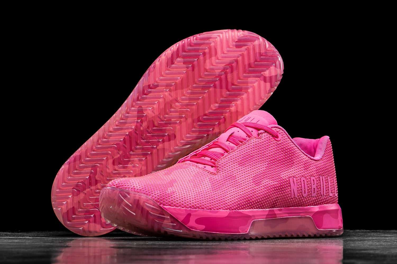 Nobull Trainer+ Trainer+ Neon Pink Camo | 7501-QEXYB