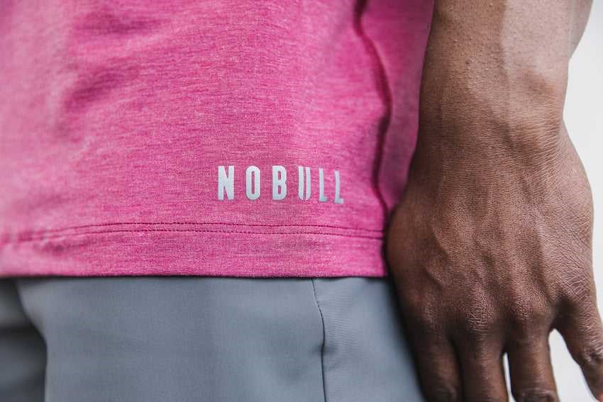 Nobull V-Neck Tee Tanks & Tees Wine | 2317-TKJQL