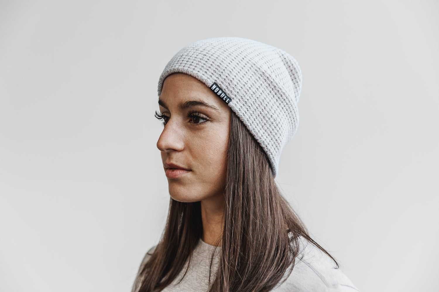 Nobull Waffle Beanie Hats & Hair Accessories Waffle Beanie | 7305-PBNRY