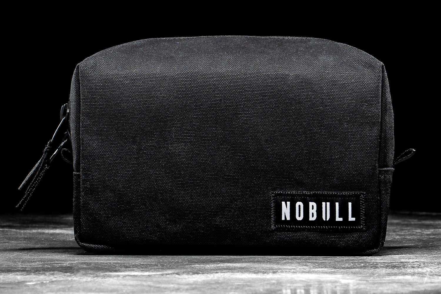 Nobull Waxed Canvas Kit Bag Bags Black | 0423-WNXQK