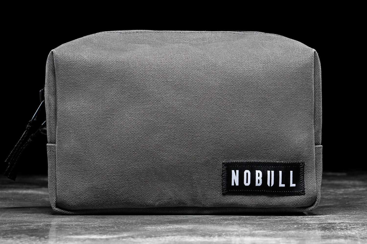 Nobull Waxed Canvas Kit Bag Bags Grey | 4695-QAKMC