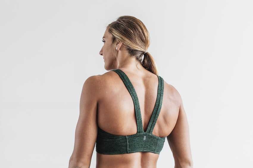 Nobull Wide Band Sports Bra (Matte) Sports Bras Hunter Heather Matte | 8609-YEJOZ