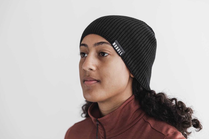 Nobull Blended Merino Wool Waffle Beanie Hats & Hair Accessories Waffle Beanie | 0874-RTONM