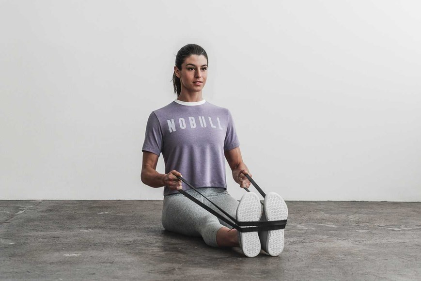 Nobull Boxy Tee Tanks & Tees Lavender | 3869-PIZDX