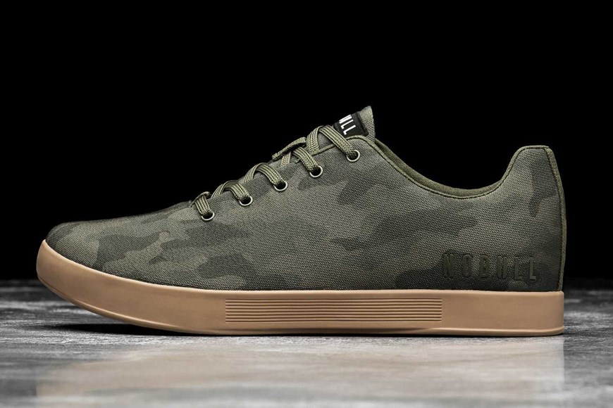 Nobull Canvas Trainer Canvas Dark Forest Camo | 0413-ZNVRA