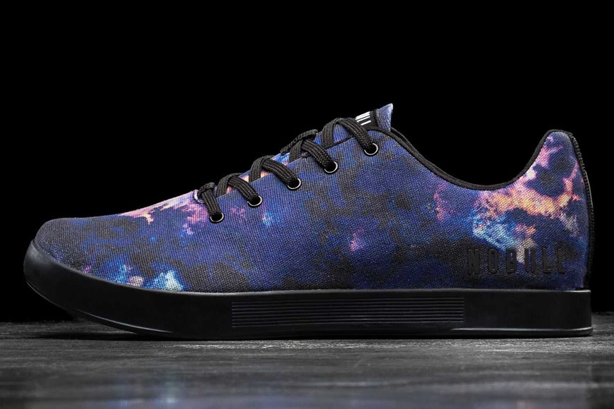 Nobull Canvas Trainer Canvas Midnight Tie-Dye | 5208-WRNUC