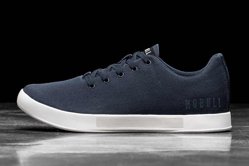 Nobull Canvas Trainer Canvas Navy Ivory | 2108-BWPOX