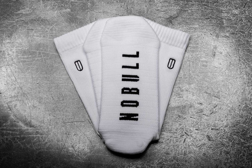 Nobull Crew Sock Socks White | 5432-NHMID