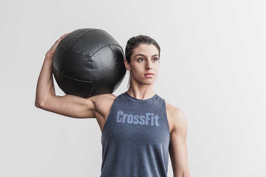 Nobull Crossfit High-Neck Tank Tanks & Tees Navy | 6935-AFWBN