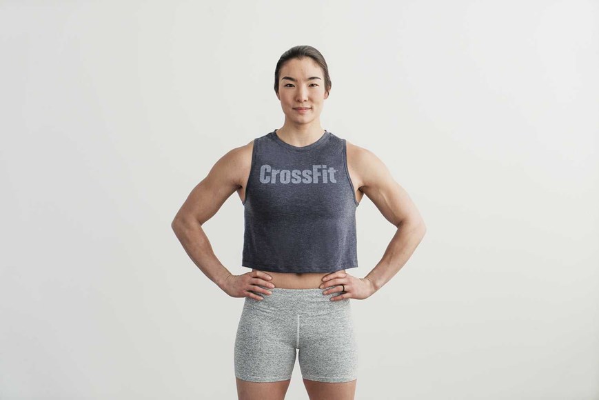 Nobull Crossfit Muscle Tank Tanks & Tees Navy | 2834-EZQWO