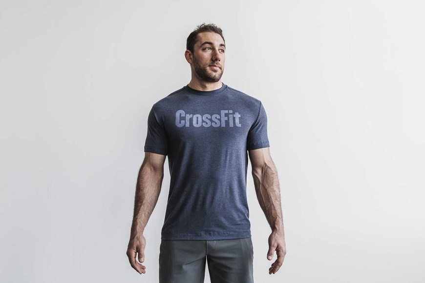 Nobull Crossfit Tee Tanks & Tees Navy | 2710-DCEWA