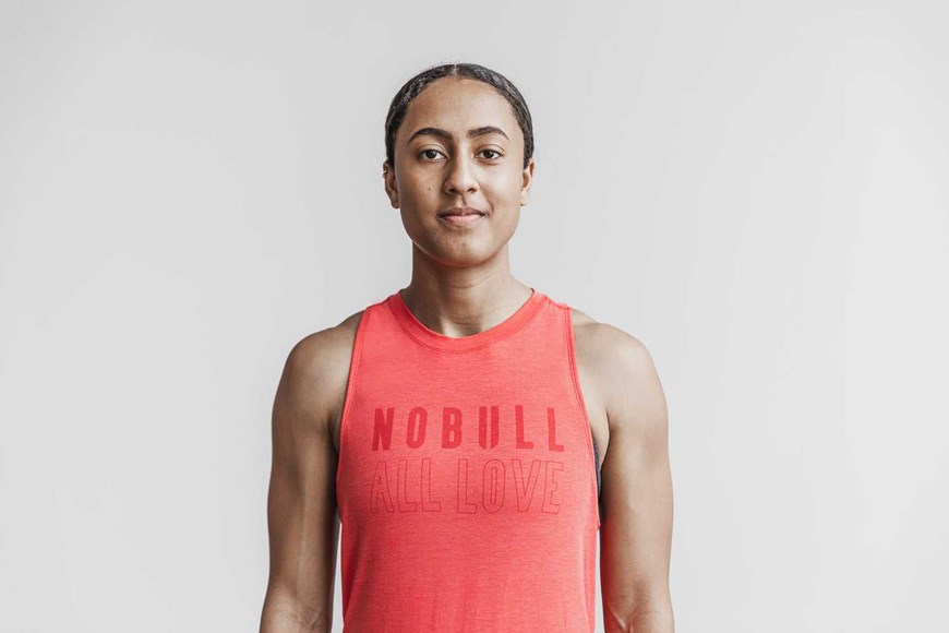 Nobull High-Neck Nobull Tank (All Love) Tanks & Tees Red Alert | 2405-LVCTD