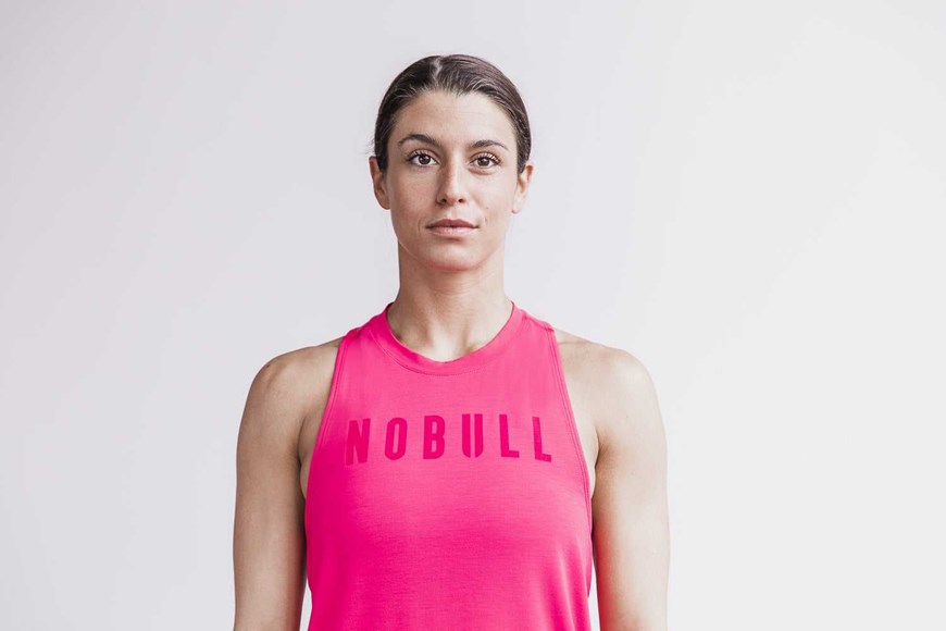 Nobull High-Neck Nobull Tank (Bright Colors) Tanks & Tees Magenta | 6584-OYUHX