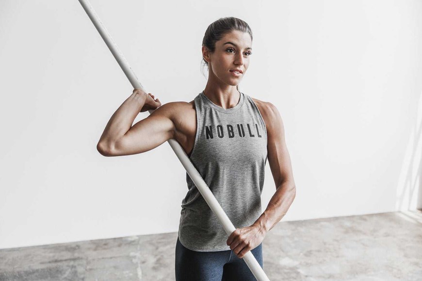 Nobull High-Neck Nobull Tank (Classic Colors) Tanks & Tees Heather Grey | 3429-IEUVP