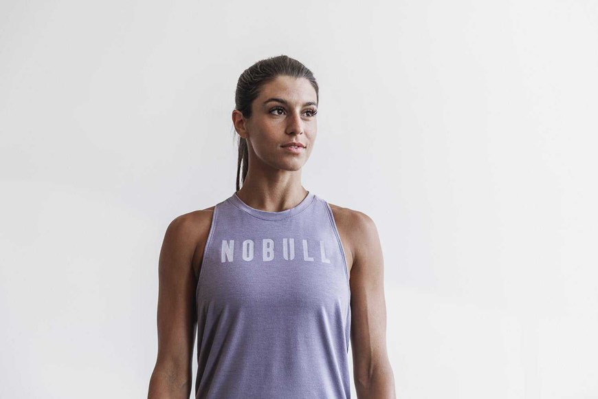 Nobull High-Neck Nobull Tank (Seasonal Colors) Tanks & Tees Lavender | 7598-RWQFS