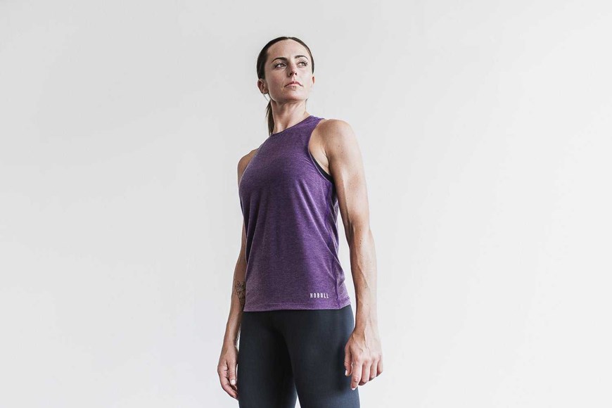 Nobull High-Neck Tank (Bright Colors) Tanks & Tees Purple | 7530-GEHDM