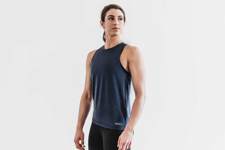 Nobull High-Neck Tank (Classic Colors) Tanks & Tees Navy | 2350-HUMCG