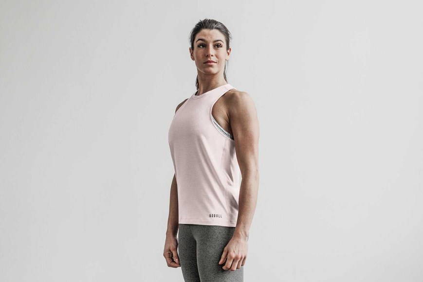 Nobull High-Neck Tank (Seasonal Colors) Tanks & Tees Dusty Rose | 0281-OBFDU