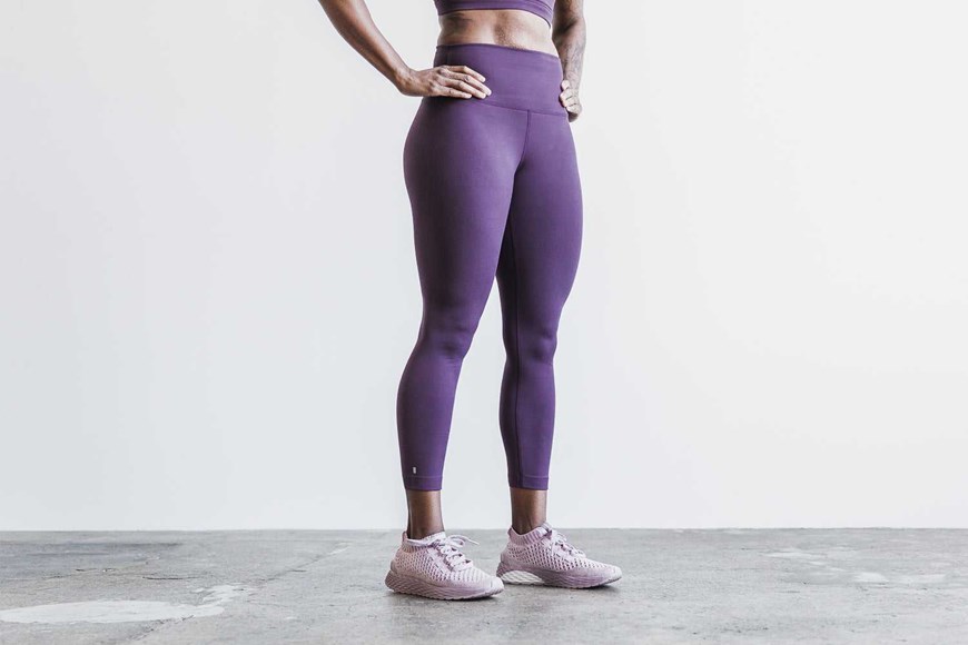 Nobull High-Rise 7/8 Tight (Matte) Bottoms Plum Matte | 2968-SWGCB