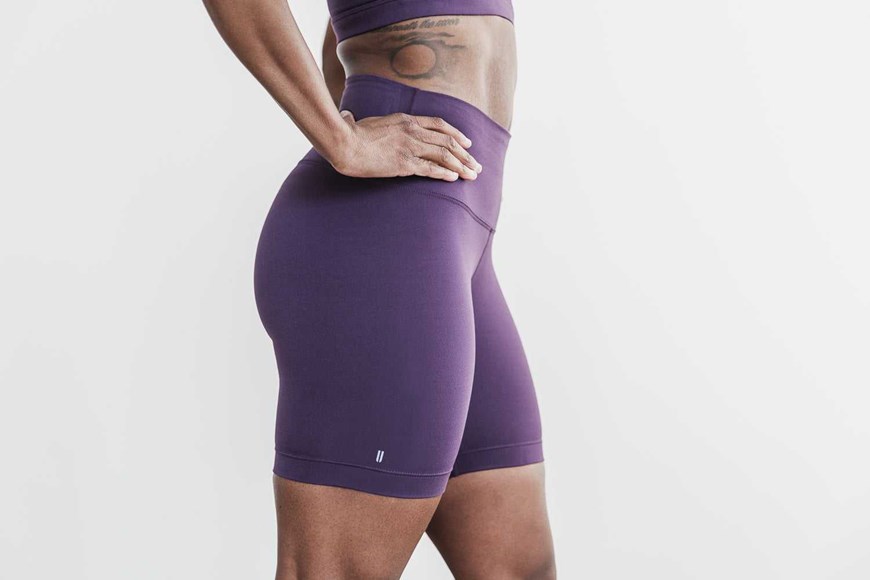 Nobull High-Rise Short 6 inches (Matte) Bottoms Plum Matte | 6832-UQZJX