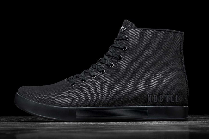 Nobull High-Top Canvas Trainer Canvas Black | 3128-RBGCM