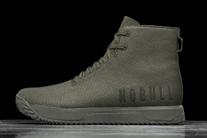 Nobull High-Top Trainer+ Trainer+ Army Forest | 6487-LIWUQ