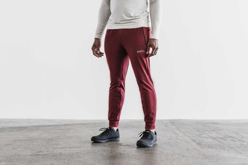 Nobull Jogger Bottoms Cabernet | 6475-KLXES