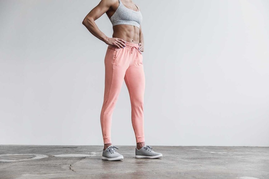 Nobull Jogger Bottoms Light Coral | 8647-LQNDI