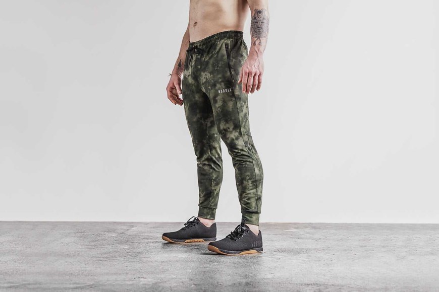 Nobull Jogger (Tie-Dye) Bottoms Army Green Tie-Dye | 2840-YMGQR