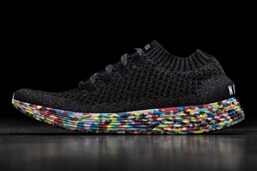 Nobull Knit Runner Knit Black Wild | 1729-CTZSD