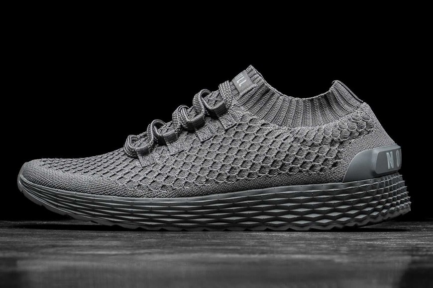 Nobull Knit Runner Knit Dark Grey Reflective | 1467-KRQOV