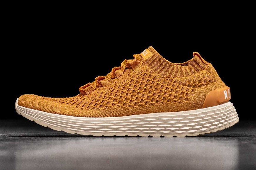 Nobull Knit Runner Knit Golden | 7165-GBSHF