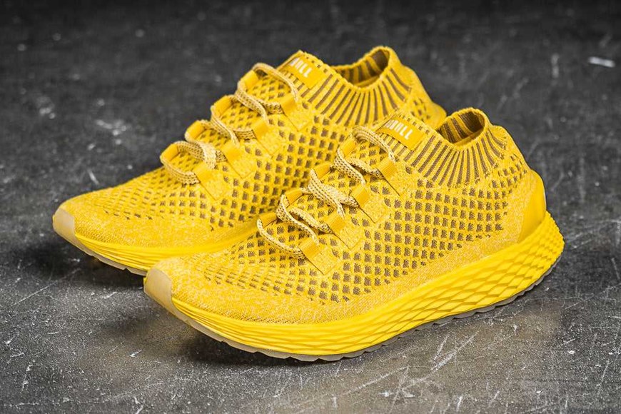 Nobull Knit Runner Knit Lemon Drop | 2970-YPFBA